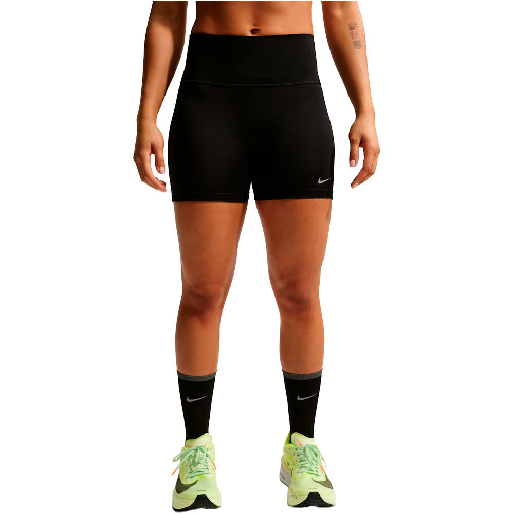 Nike malla corta running mujer W NK TEMPO DF HR TGT SHRT vista detalle