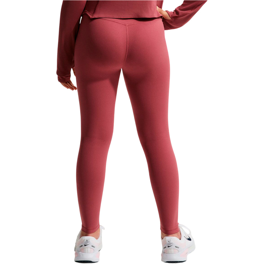 Nike malla larga niña G NK MAVN DF HR FL TIGHT vista trasera