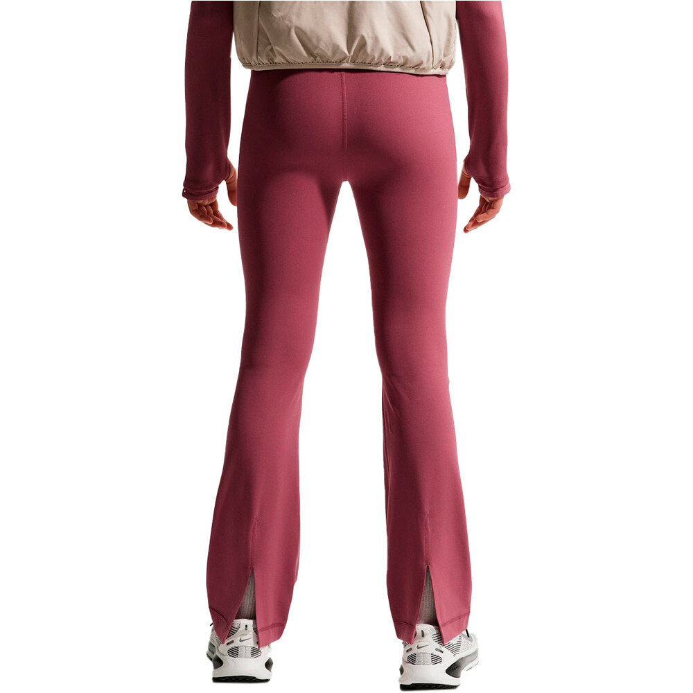 Nike malla larga niña G NK MAVN DF HR TGHT FLARE vista trasera