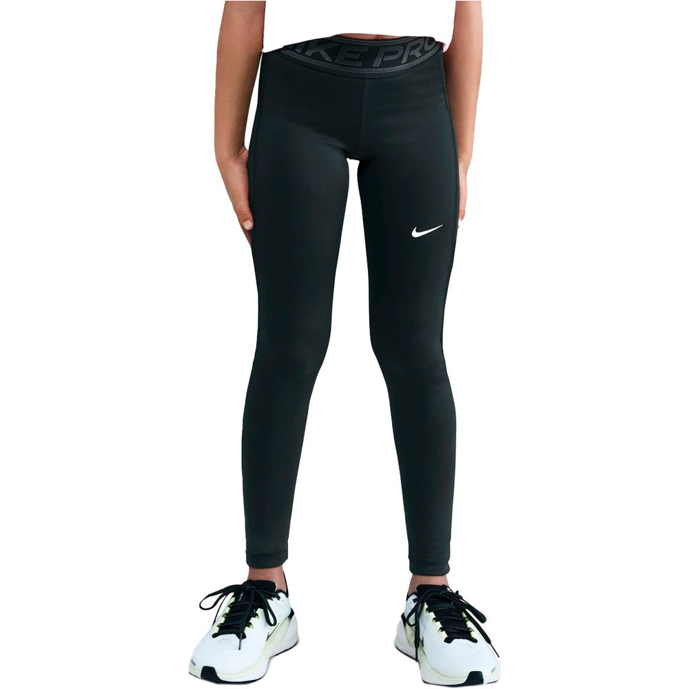 Nike malla larga niña G NP DF TGHT SPORT PACK vista frontal