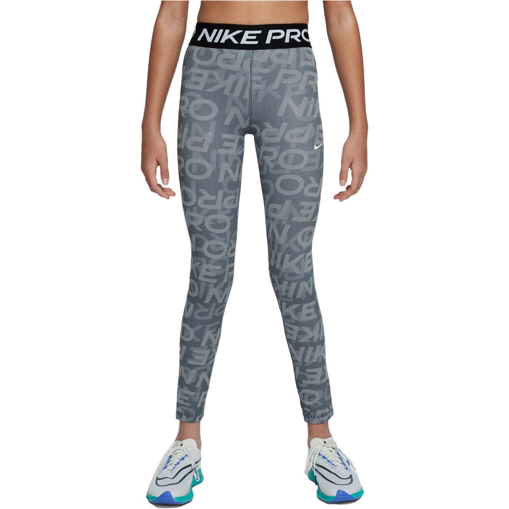 Nike malla larga niña G NP DF TGHT SPORT VNR vista frontal