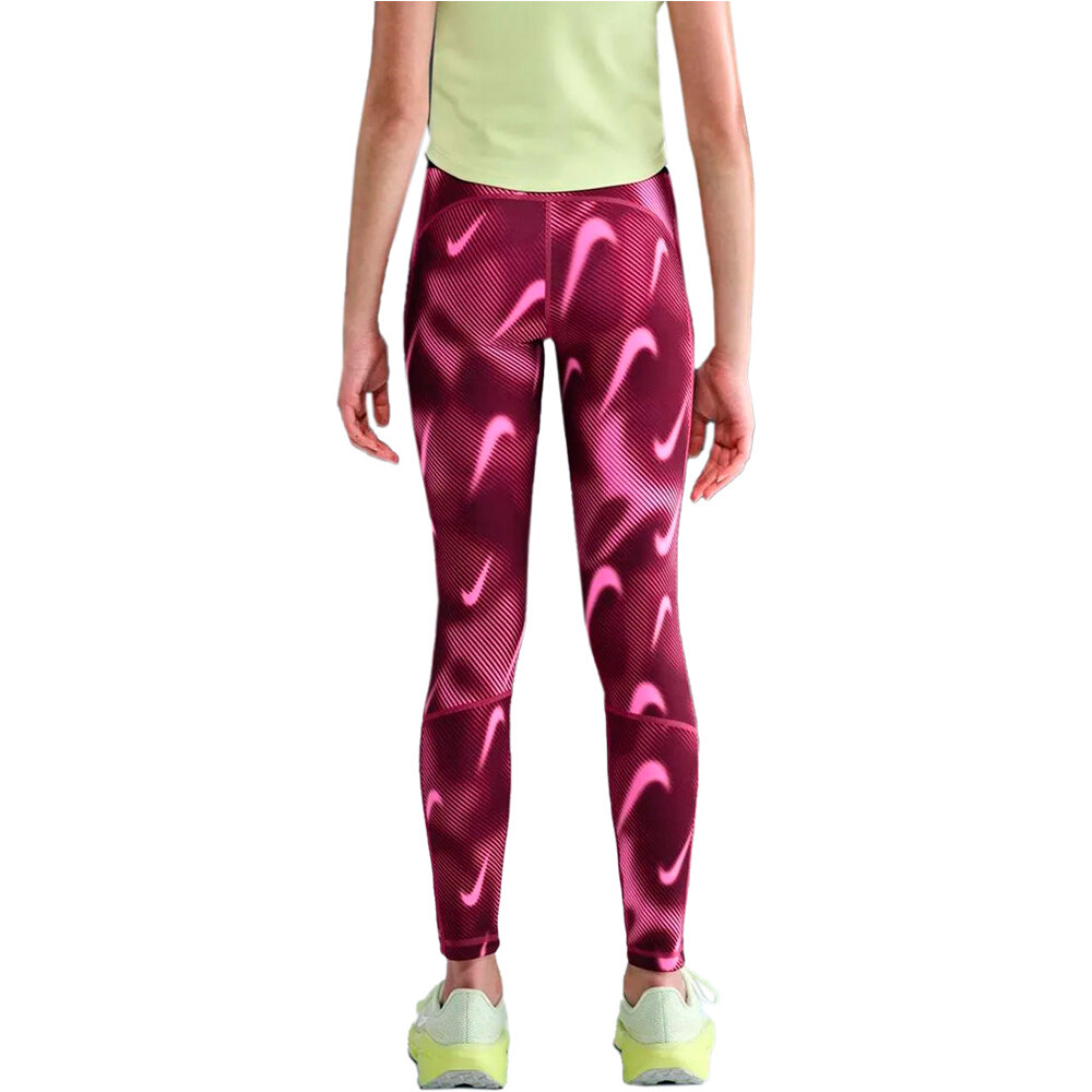 Nike malla larga niña G NP DF TGHT SPORT VNR vista trasera