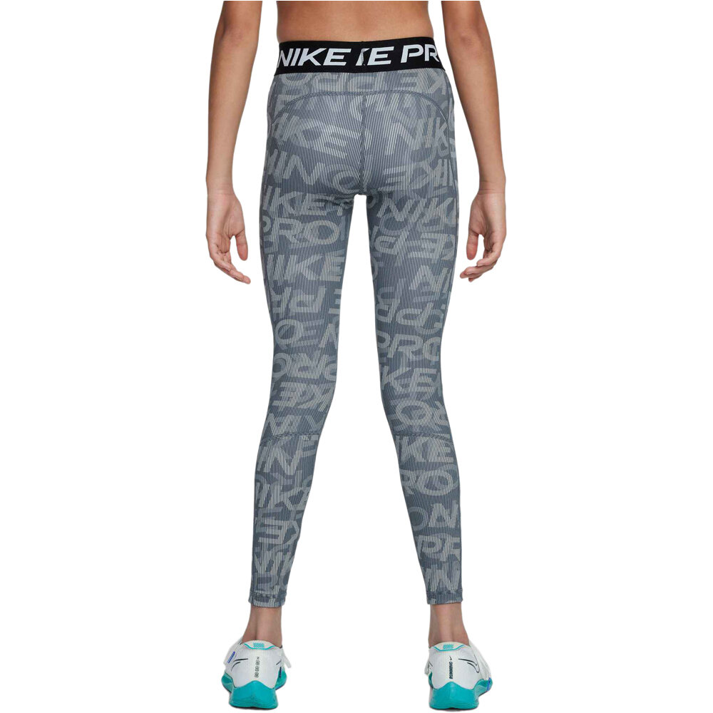 Nike malla larga niña G NP DF TGHT SPORT VNR vista trasera