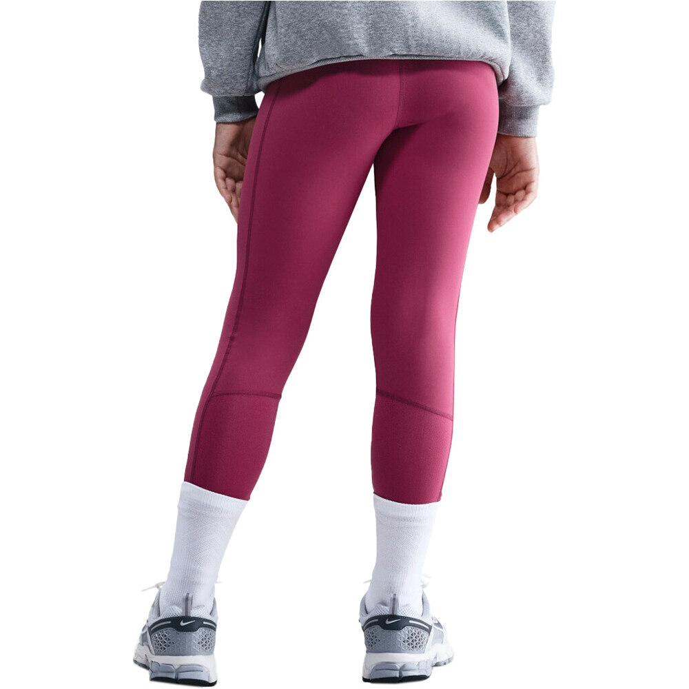 Nike malla larga niña G NP DF TIGHT OP vista trasera