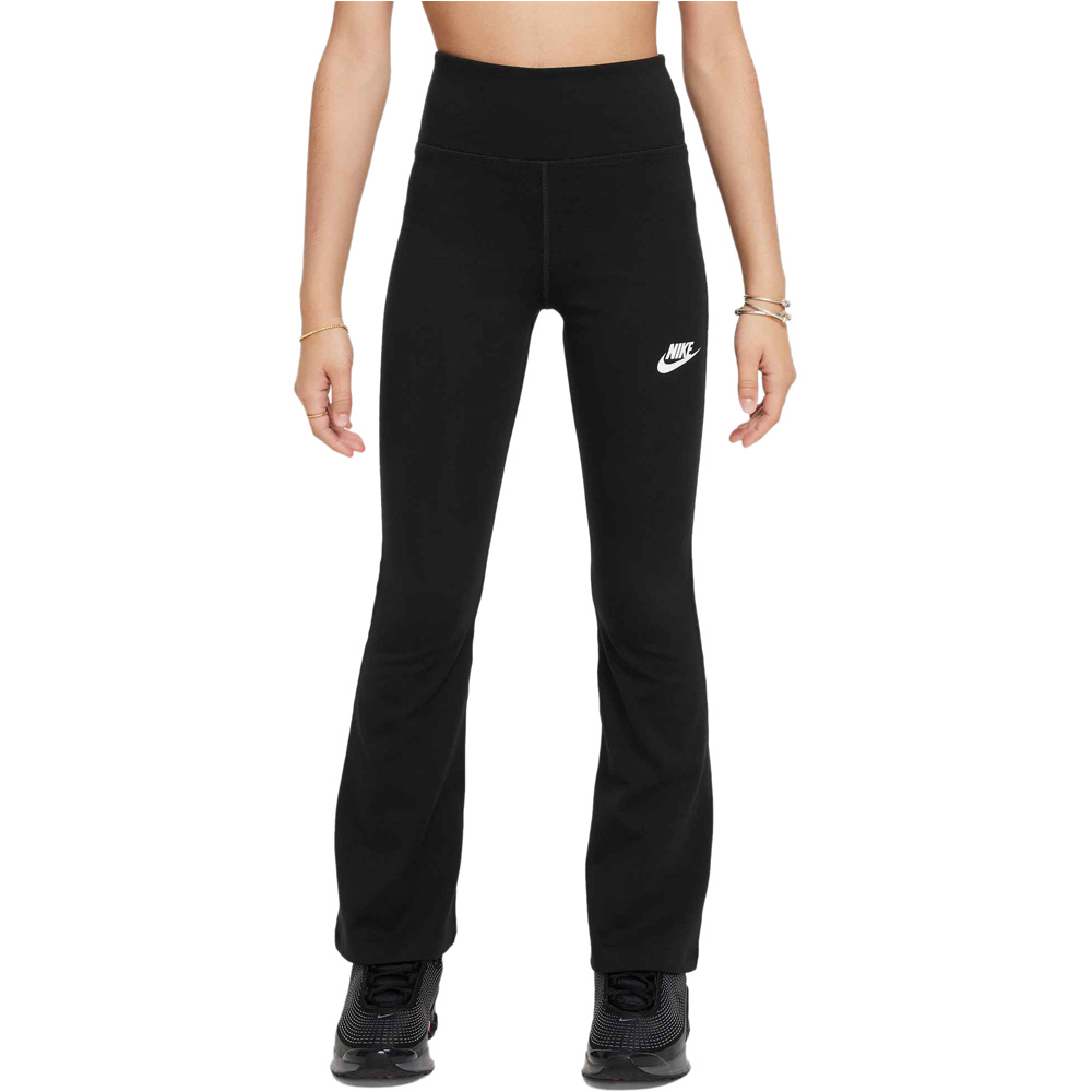 Nike malla larga niña X_G NSW CLSSC HR FLARE TGHT LBR vista frontal