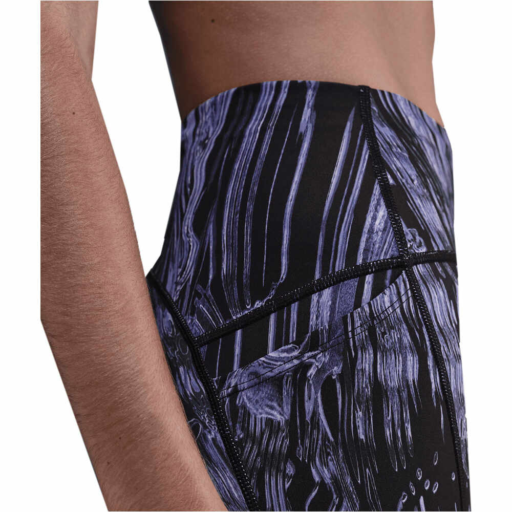 Nike malla larga running mujer W NK DF SWIFT HR 7/8 TIGHT AOP vista detalle