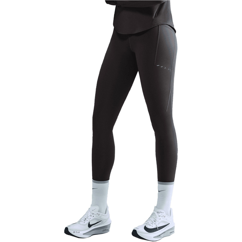 Nike malla larga running mujer W NK DF SWIFT HR 7/8 TIGHT vista frontal