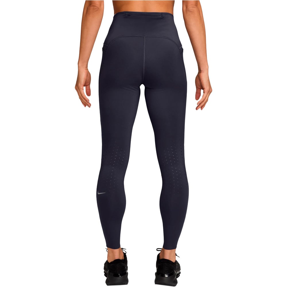 Nike malla larga running mujer W NK DF SWIFT HR 7/8 TIGHT vista trasera