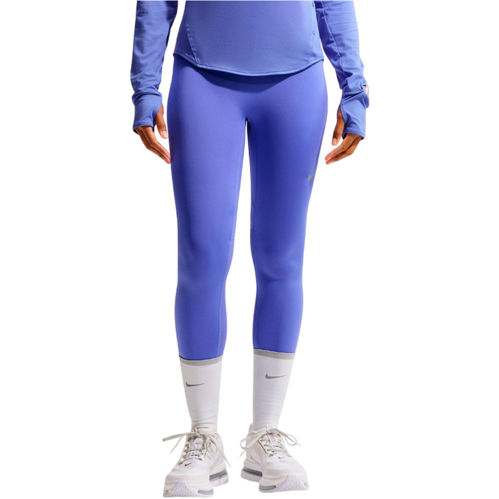 Nike malla larga running mujer W NK DF TEMPO HR 7/8 TGHT vista frontal