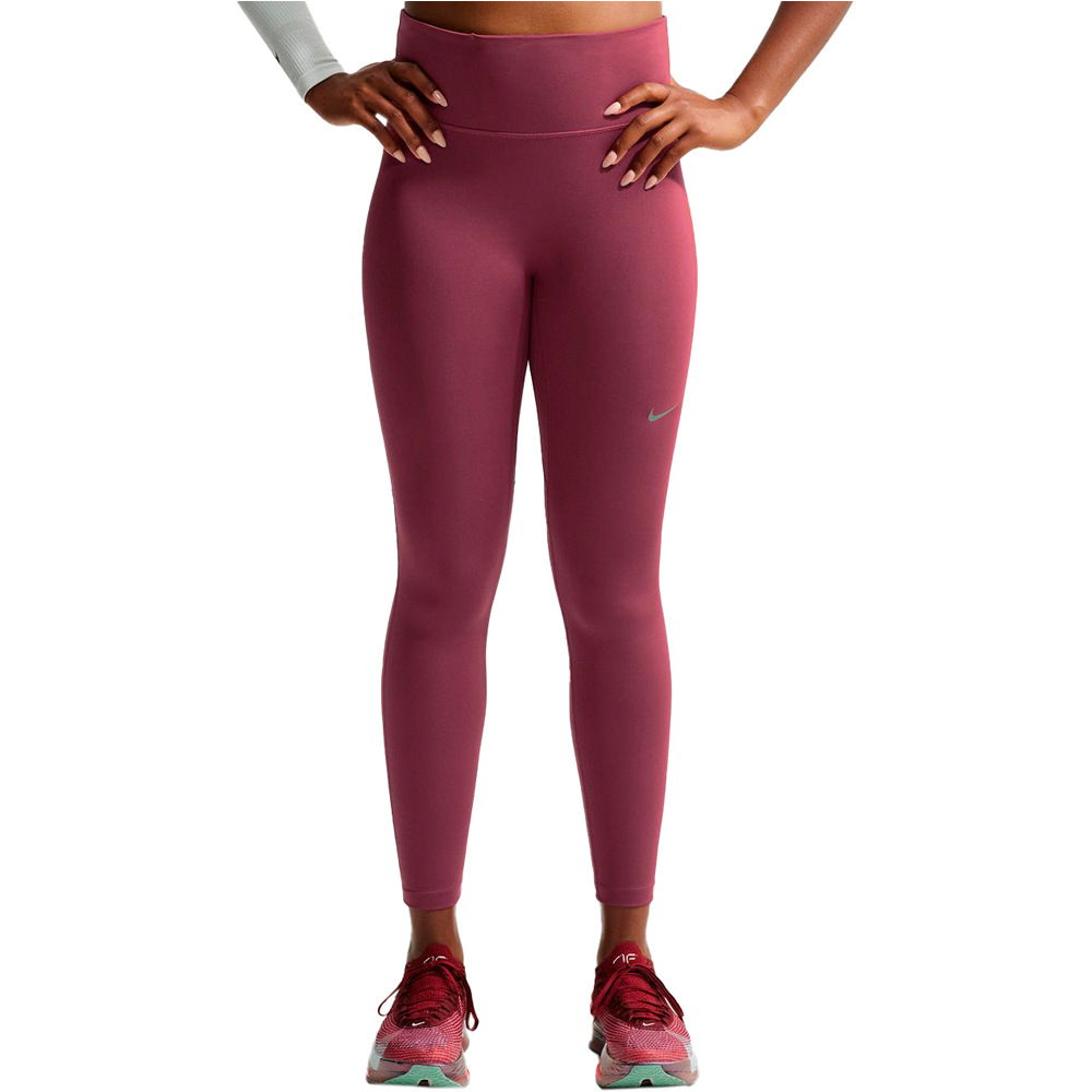 Nike malla larga running mujer W NK DF TEMPO HR 7/8 TGHT vista frontal