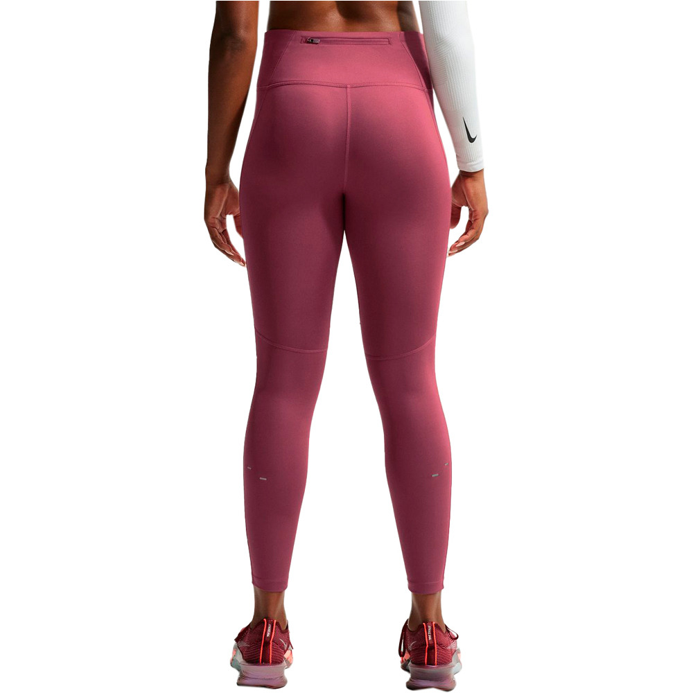 Nike malla larga running mujer W NK DF TEMPO HR 7/8 TGHT vista trasera
