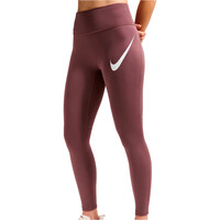 Nike malla larga running mujer W NK DF TEMPO HR 7/8 TGT SWHBR vista detalle