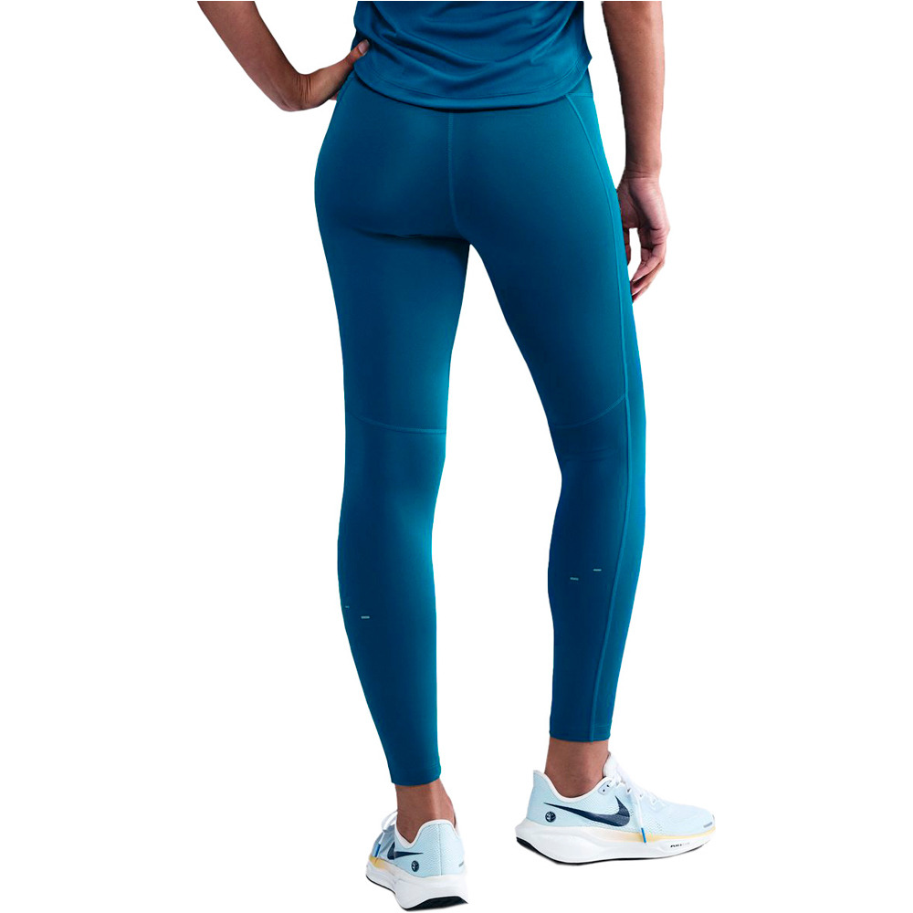 Nike malla larga running mujer W NK DF TEMPO HR 7/8 TGT SWHBR vista trasera