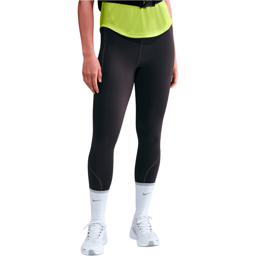 Nike malla larga running mujer W NK SWFT TFADV HR REF 7/8 TGT vista frontal