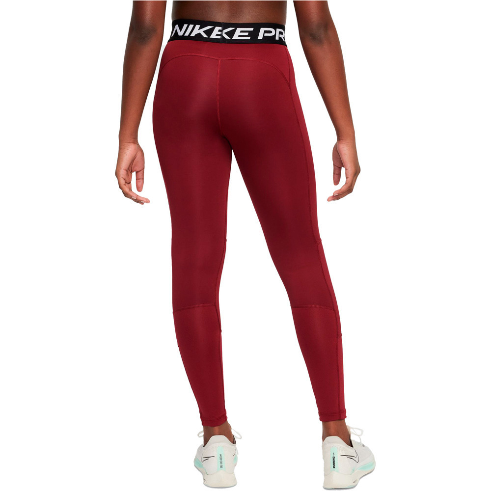 Nike malla larga running niño G NP LEGGING vista trasera