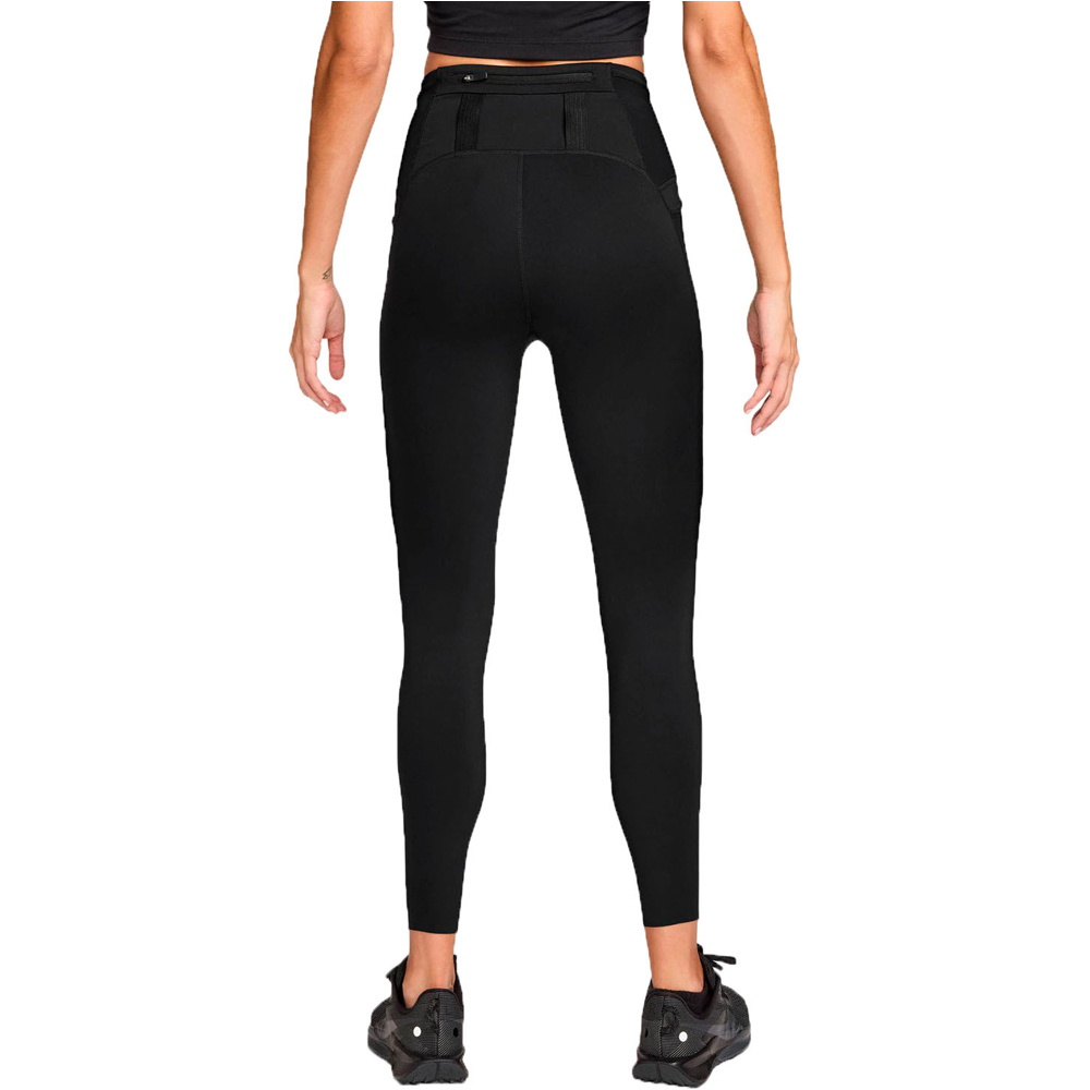 Nike mallas trail running largas mujer W NK TRAIL DF HR 7/8 TGHT vista trasera