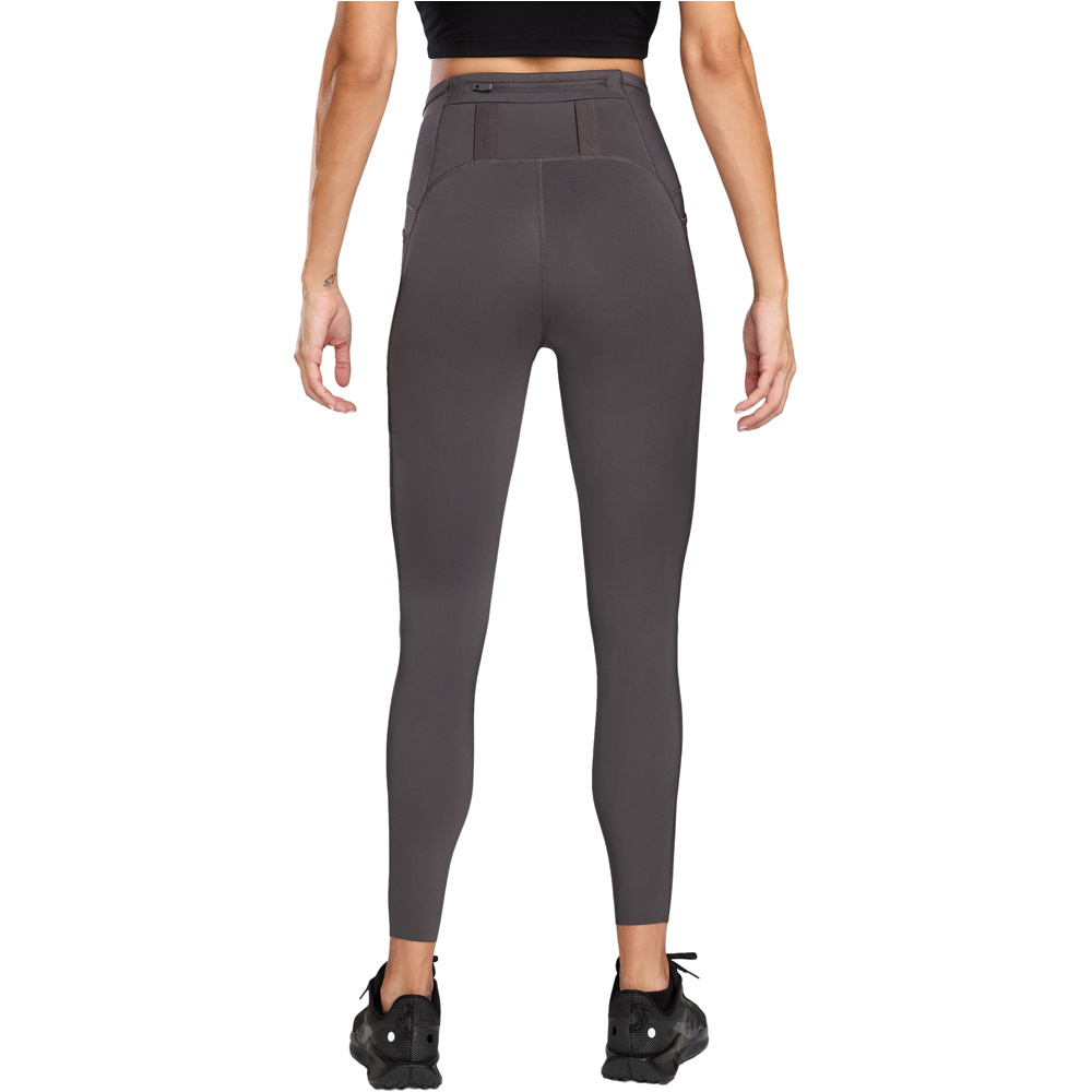 Nike mallas trail running largas mujer W NK TRAIL DF HR 7/8 TGHT vista trasera