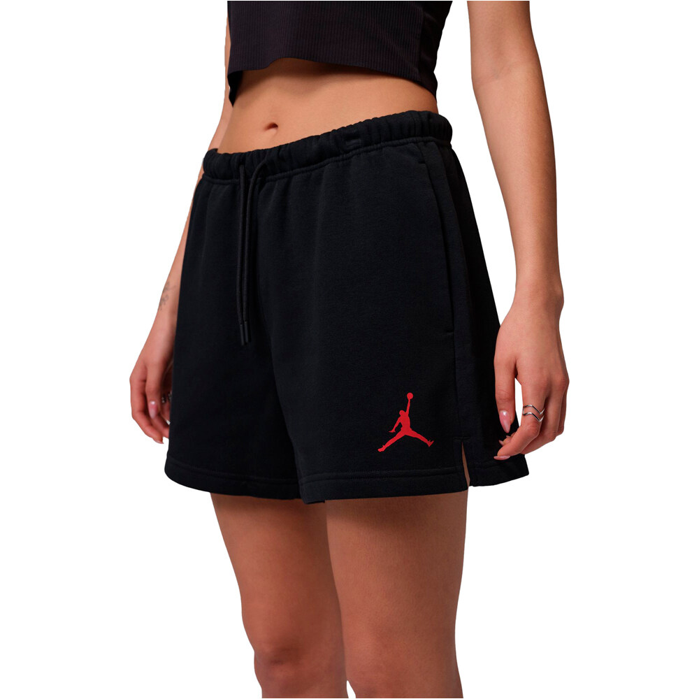 Nike pantalón baloncesto W J JUMPMAN FLC SHORT 2 vista frontal