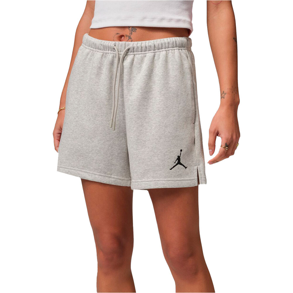 Nike pantalón baloncesto W J JUMPMAN FLC SHORT 2 vista frontal