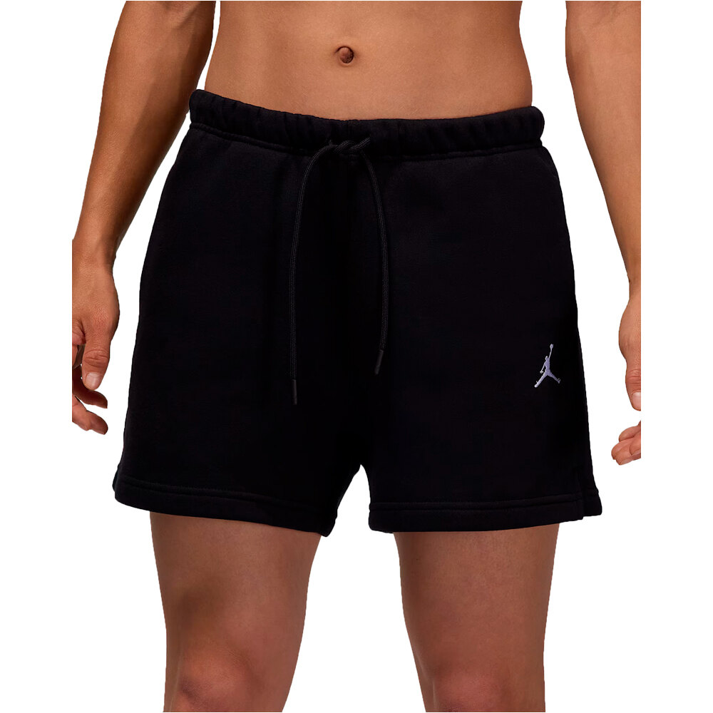 Nike pantalón corto deporte mujer W J BRK FLC SHORT  24 vista frontal