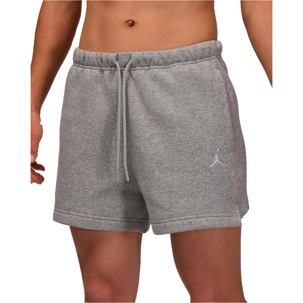 Nike pantalón corto deporte mujer W J BRK FLC SHORT  24 vista frontal