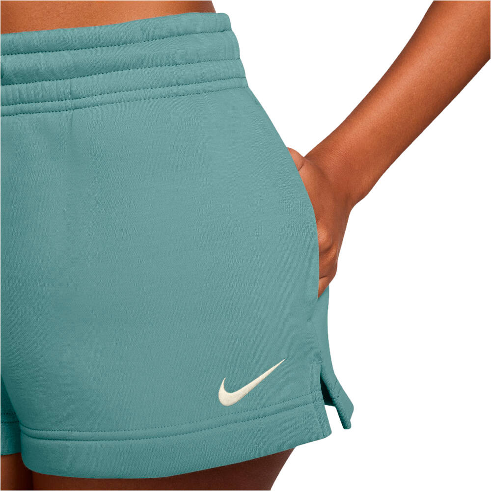 Nike pantalón corto deporte mujer W NSW PHNX FLC MR STD SHORT vista detalle