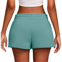 Nike pantalón corto deporte mujer W NSW PHNX FLC MR STD SHORT vista trasera