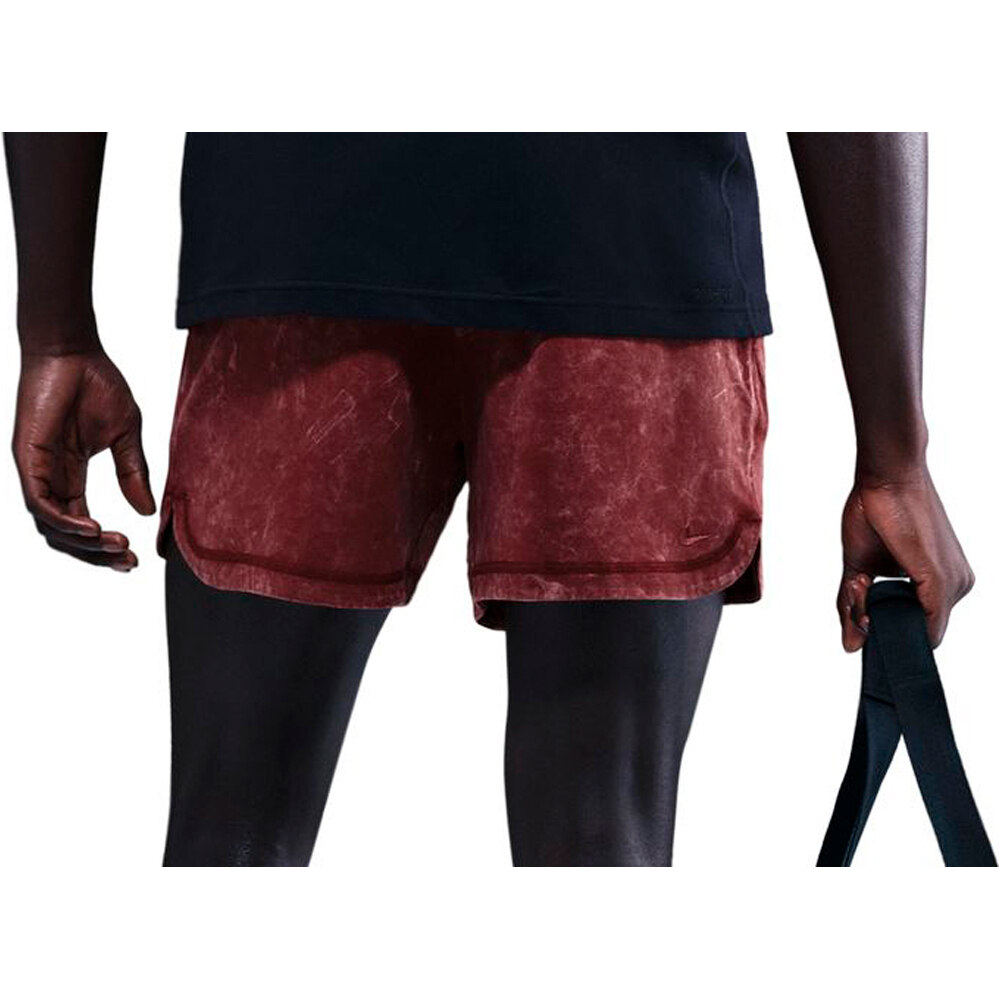 Nike pantalón corto fitness hombre M NK DF HERITAGE SHORT WASH vista trasera