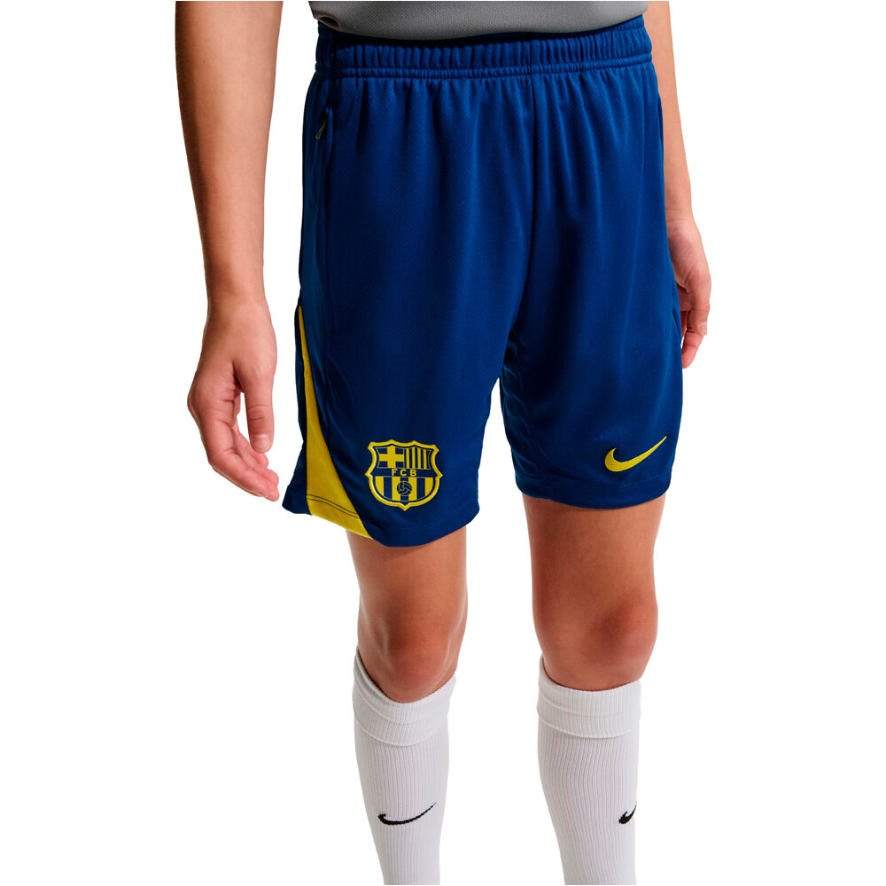 Nike pantalón futbol niño FCB Y NK DF STRK SHORT KZ SE vista frontal