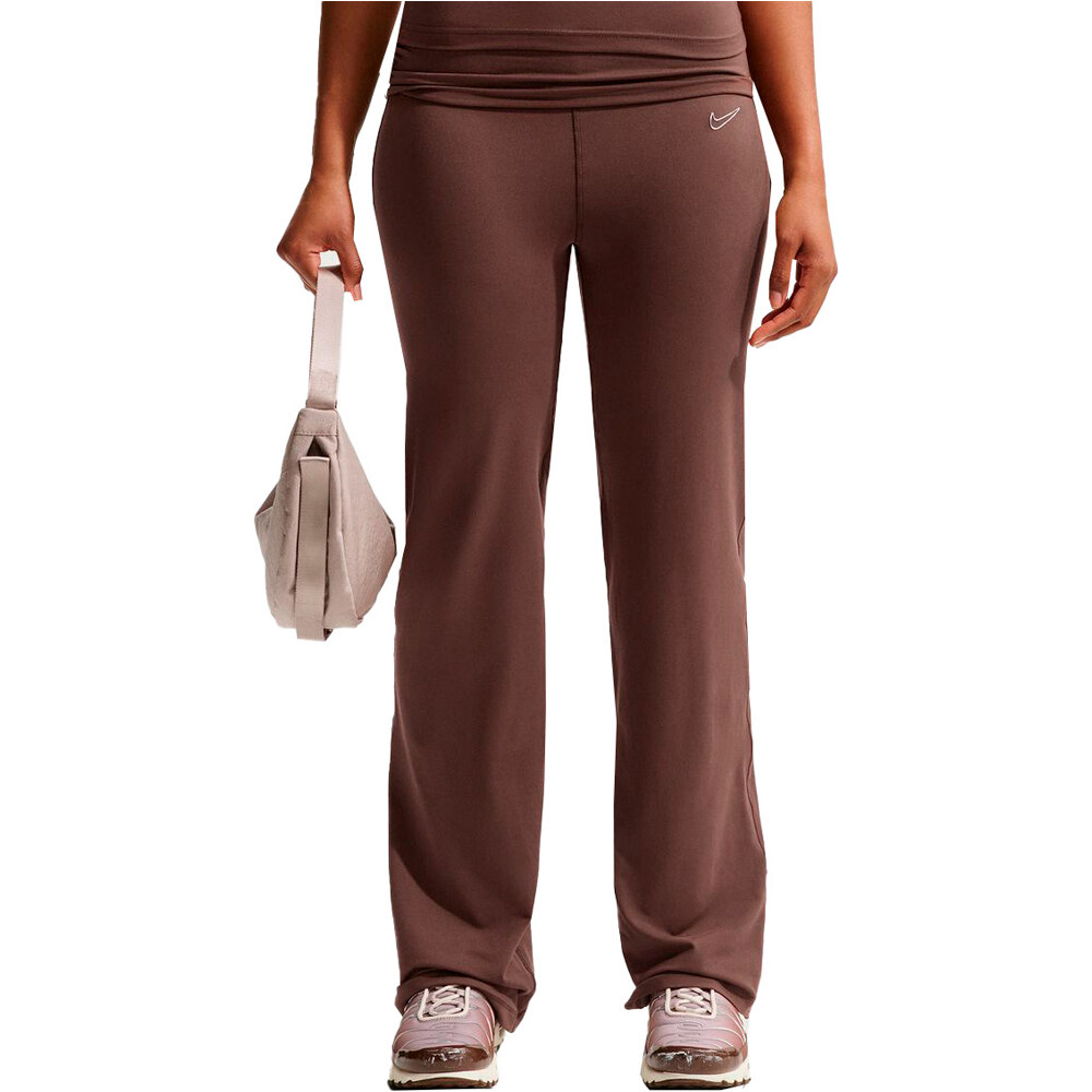 Nike pantalón mujer W NK FLARED PANT GLS vista frontal