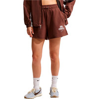 Nike pantalón mujer W NK FLC BF SHRT GLS vista frontal