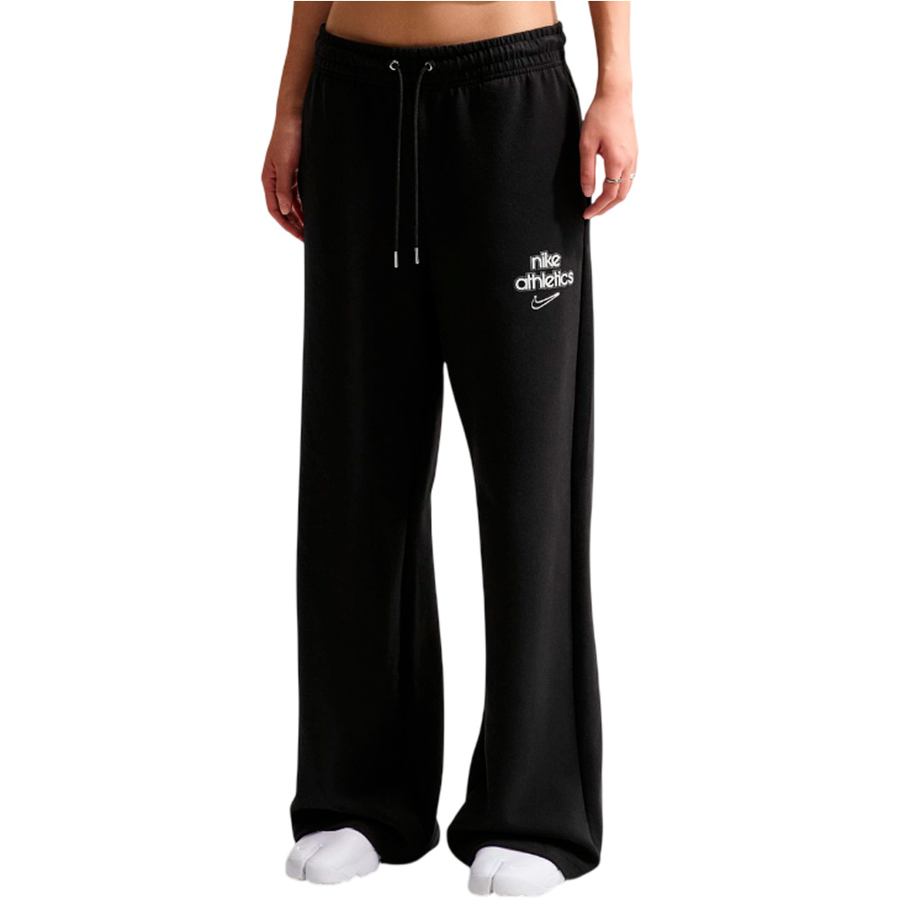 Nike pantalón mujer W NK PHNX FLC HR PANT WD GLS vista frontal