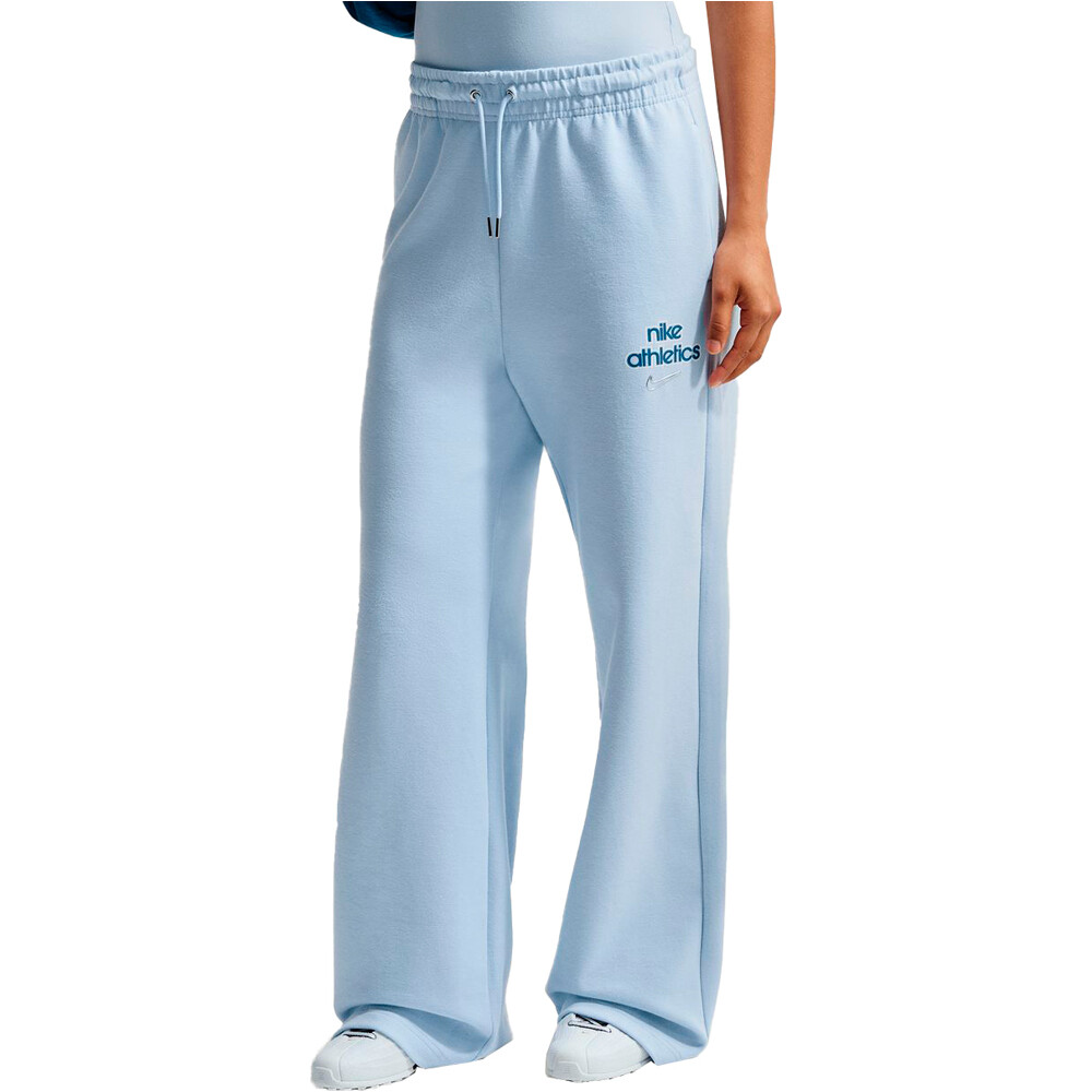 Nike pantalón mujer W NK PHNX FLC HR PANT WD GLS vista frontal