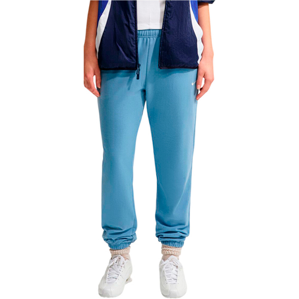 Nike pantalón mujer W NK STDO FLC LW MR STD CF PNT vista frontal
