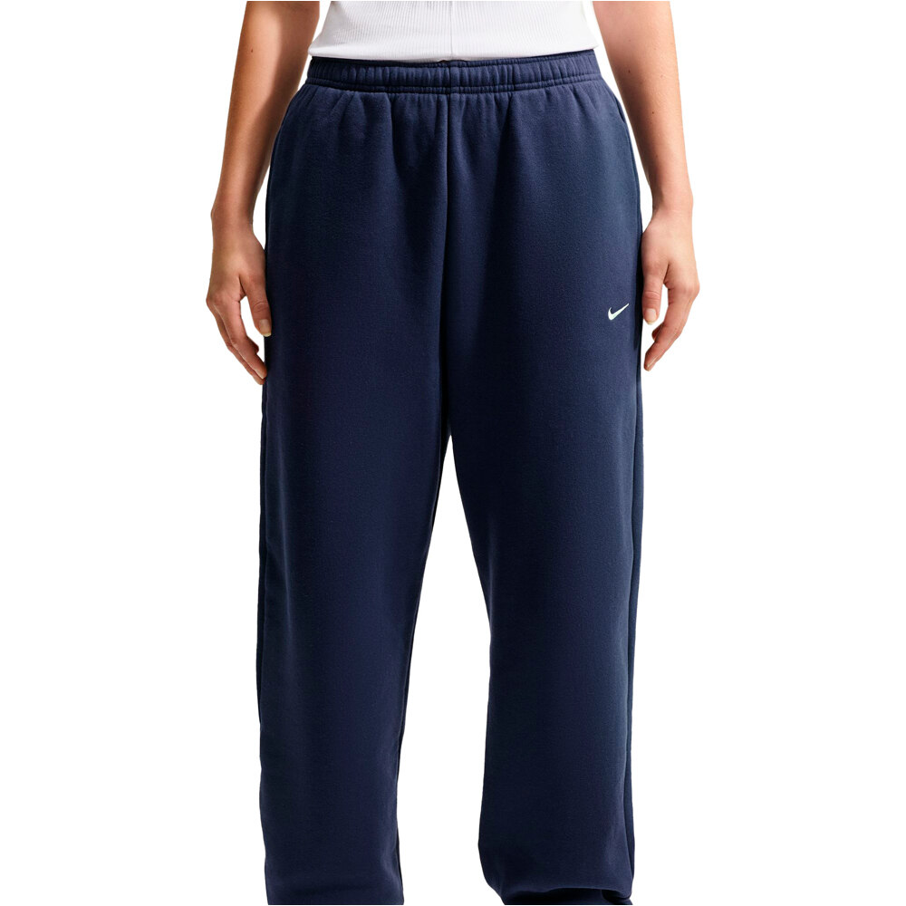 Nike pantalón mujer W NK STDO FLC MW HR OS CFF PNT vista detalle