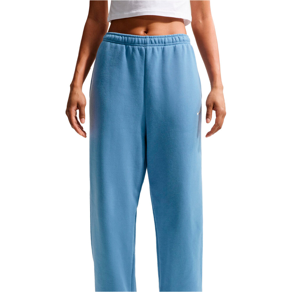 Nike pantalón mujer W NK STDO FLC MW HR OS CFF PNT vista detalle