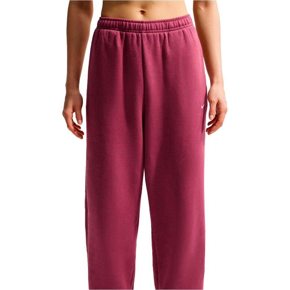 Nike pantalón mujer W NK STDO FLC MW HR OS CFF PNT vista detalle