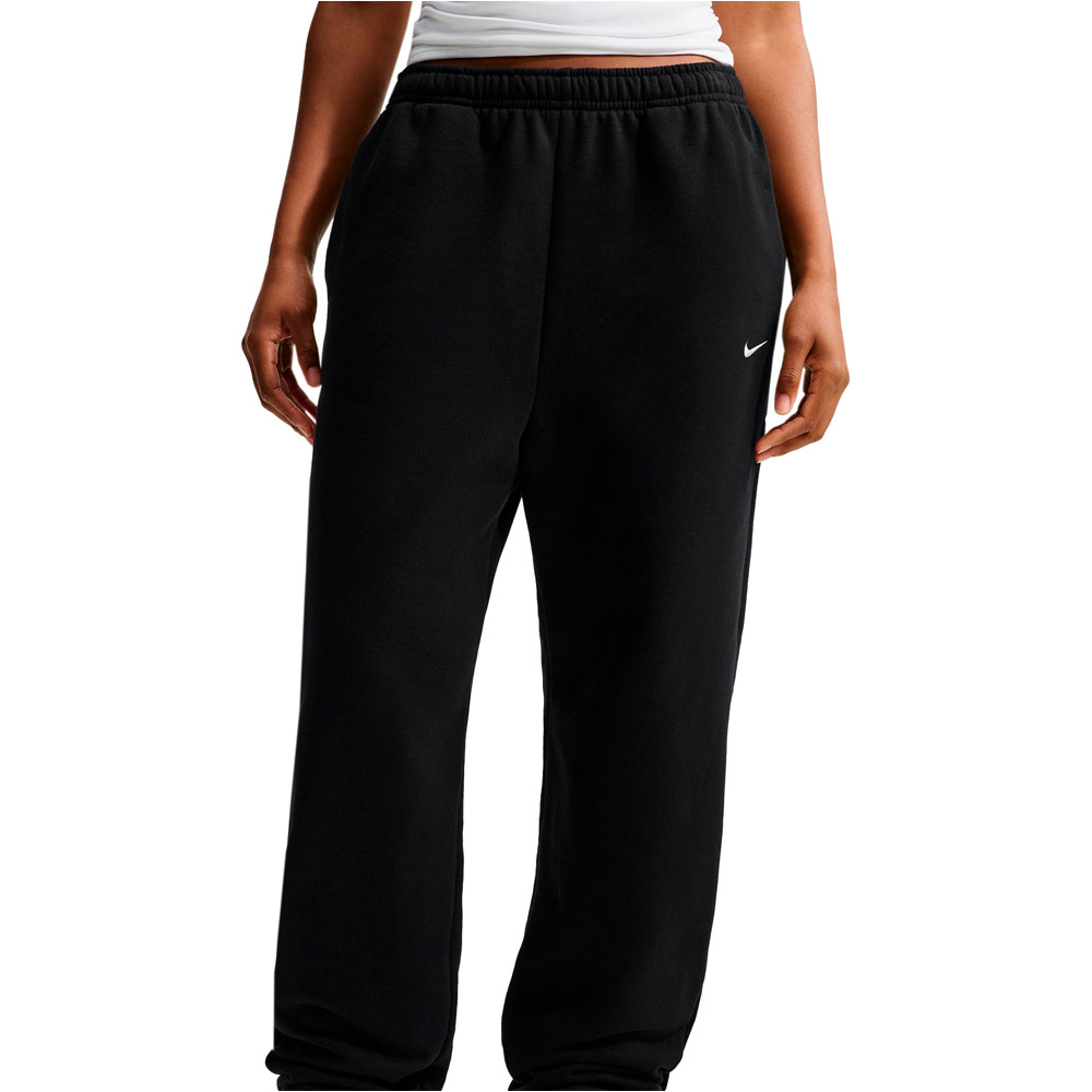 Nike pantalón mujer W NK STDO FLC MW HR OS CFF PNT vista detalle