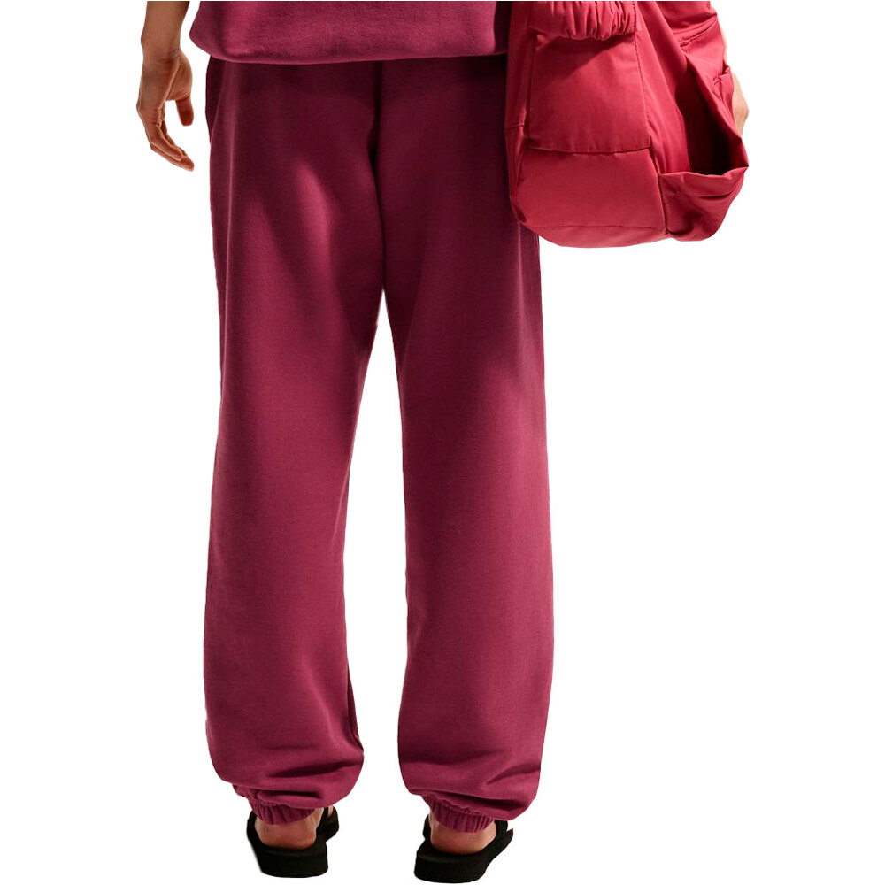 Nike pantalón mujer W NK STDO FLC MW HR OS CFF PNT vista trasera