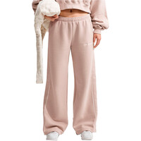 Nike pantalón mujer W NK STDO FLC MW MR SCALLOP WL vista frontal
