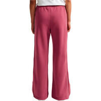 Nike pantalón mujer W NK STDO FLC MW MR SCALLOP WL vista trasera