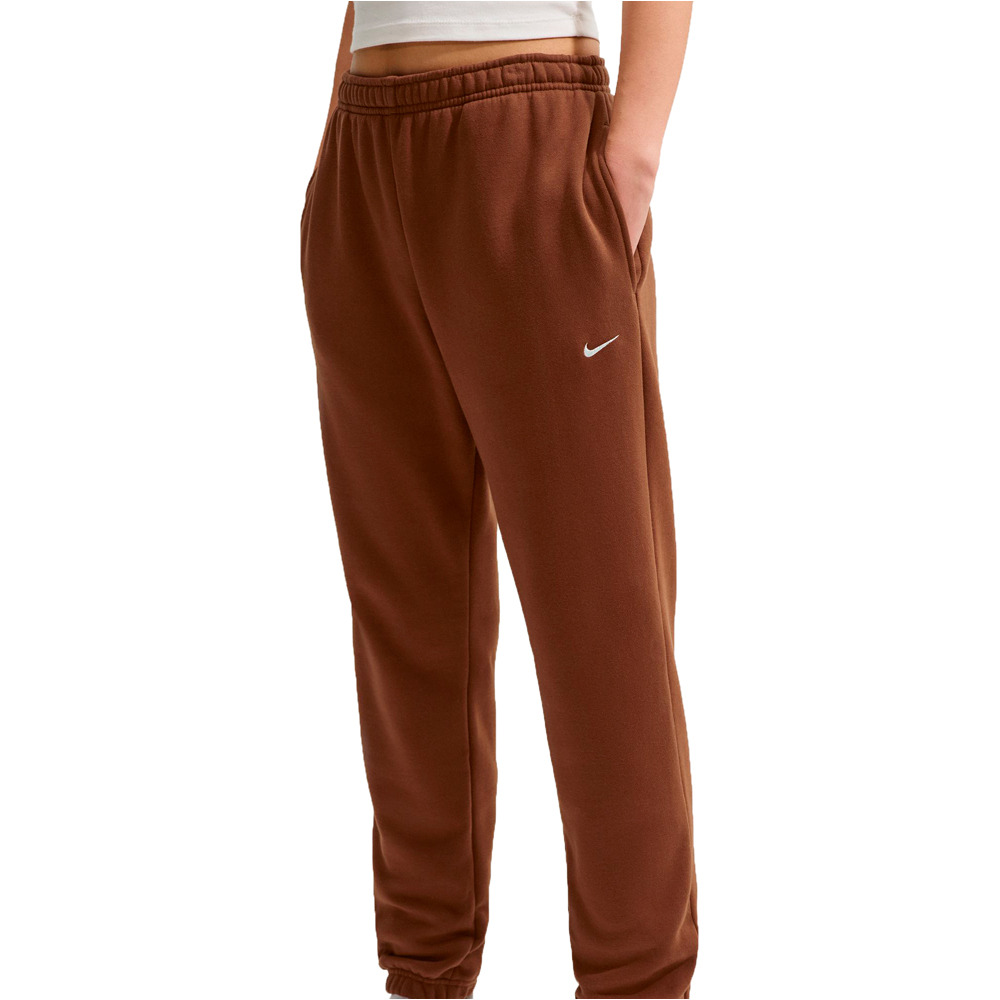 Nike pantalón mujer W NK STDO FLC MW MR STD CF PNT vista detalle