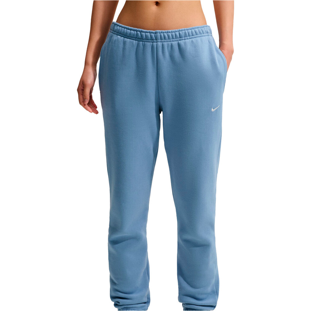 Nike pantalón mujer W NK STDO FLC MW MR STD CF PNT vista detalle