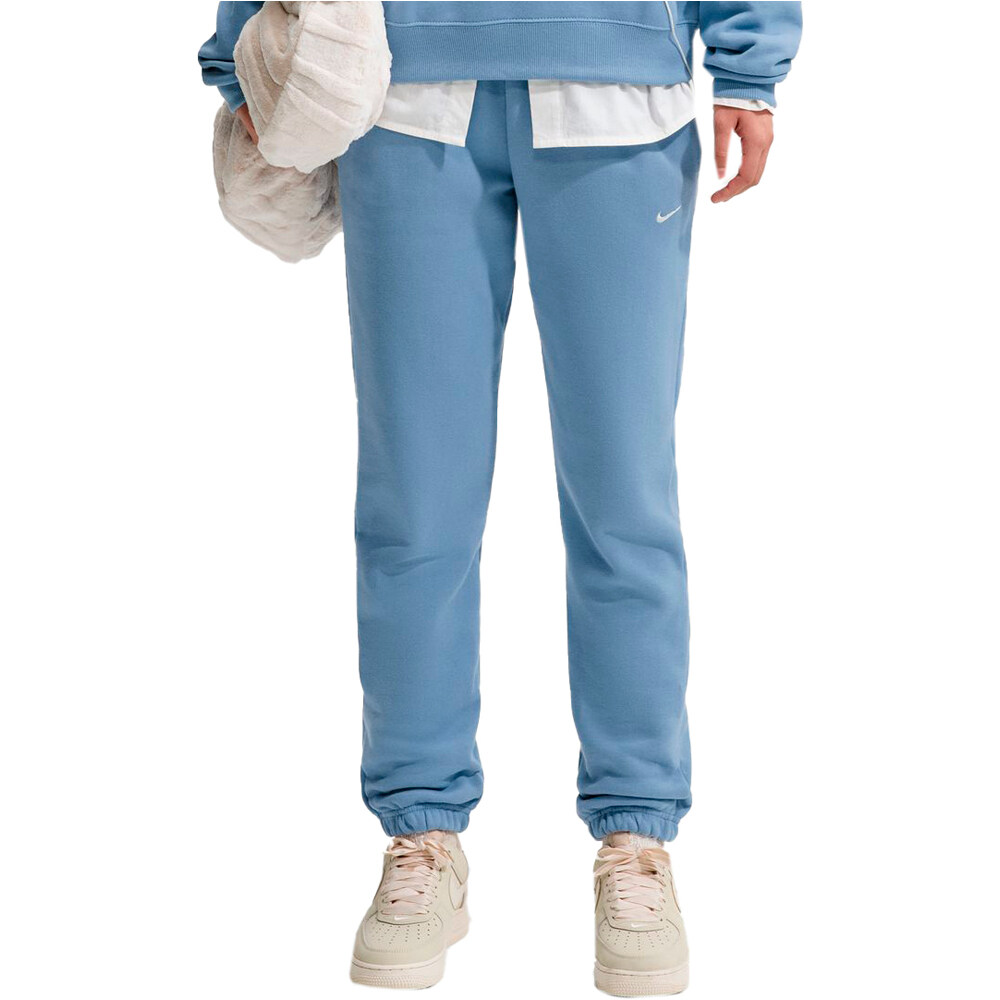 Nike pantalón mujer W NK STDO FLC MW MR STD CF PNT vista frontal
