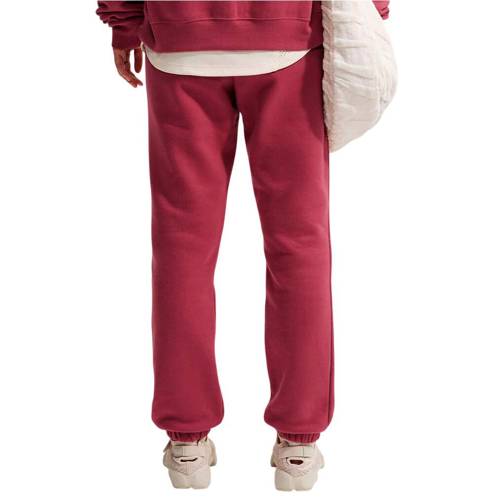 Nike pantalón mujer W NK STDO FLC MW MR STD CF PNT vista trasera