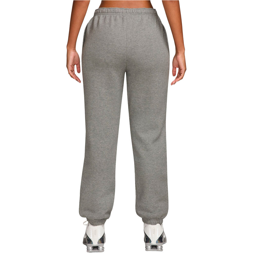 Nike pantalón mujer W NK STDO FLC MW MR STD CF PNT vista trasera