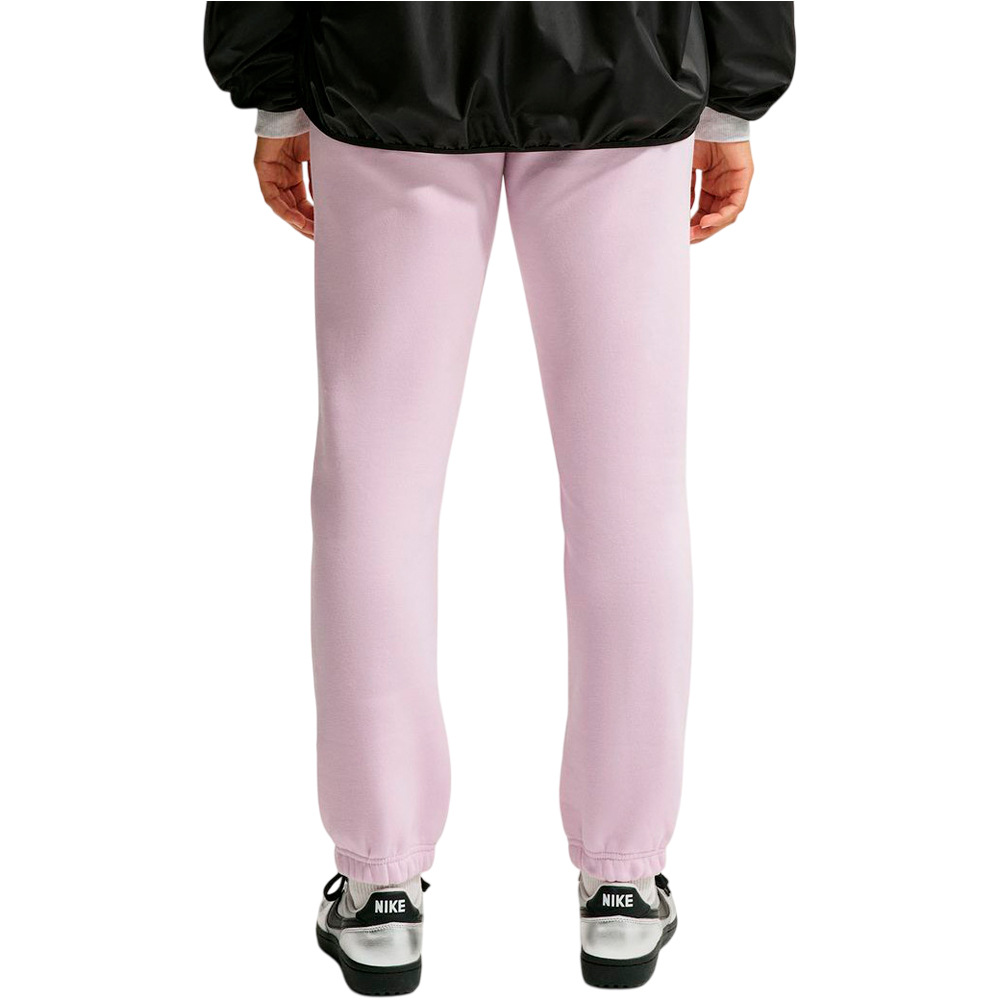 Nike pantalón mujer W NK STDO FLC MW MR STD CF PNT vista trasera