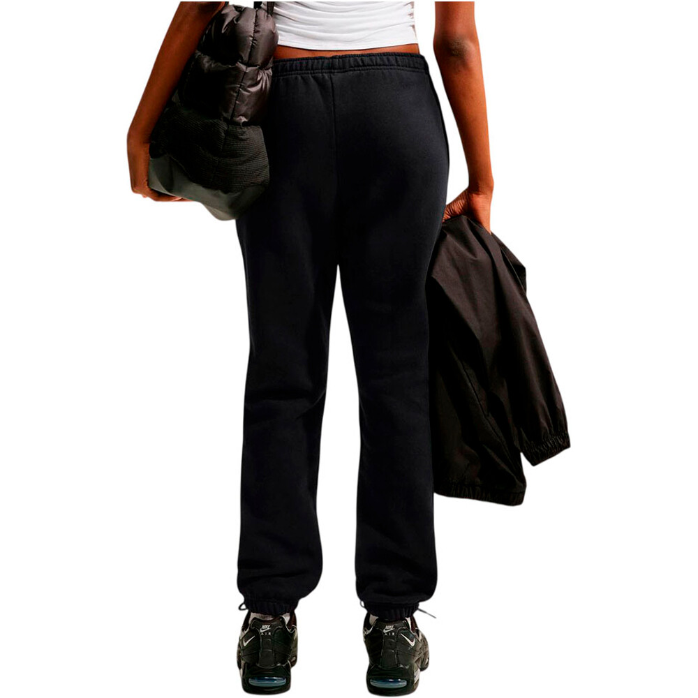 Nike pantalón mujer W NK STDO FLC MW MR STD CF PNT vista trasera