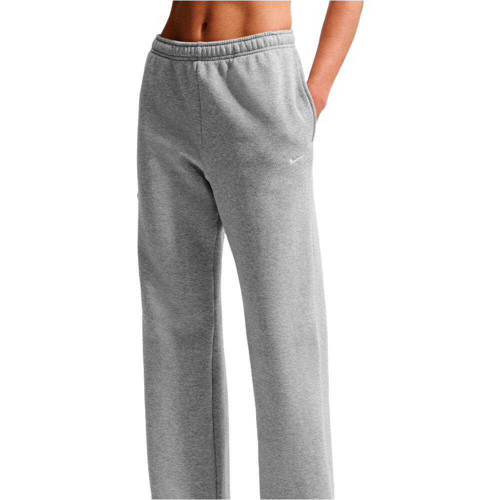 Nike pantalón mujer W NK STDO FLC MW MR STD OH PNT vista detalle