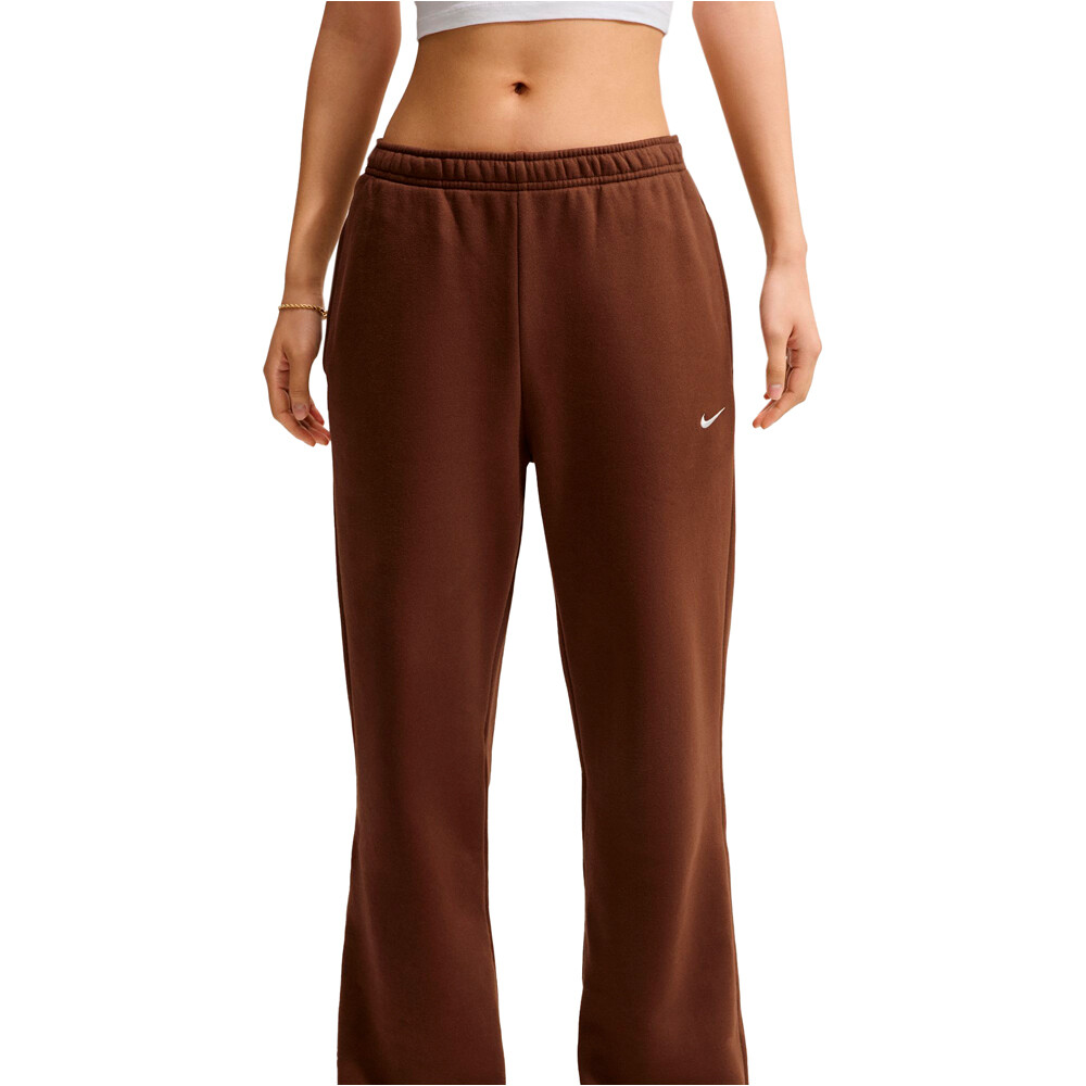 Nike pantalón mujer W NK STDO FLC MW MR STD OH PNT vista detalle